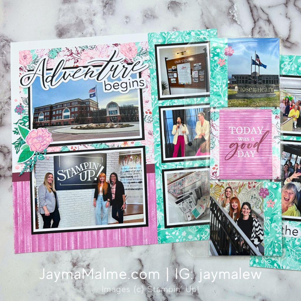 Lots of Photos on a 12x12 Scrapbook Layout