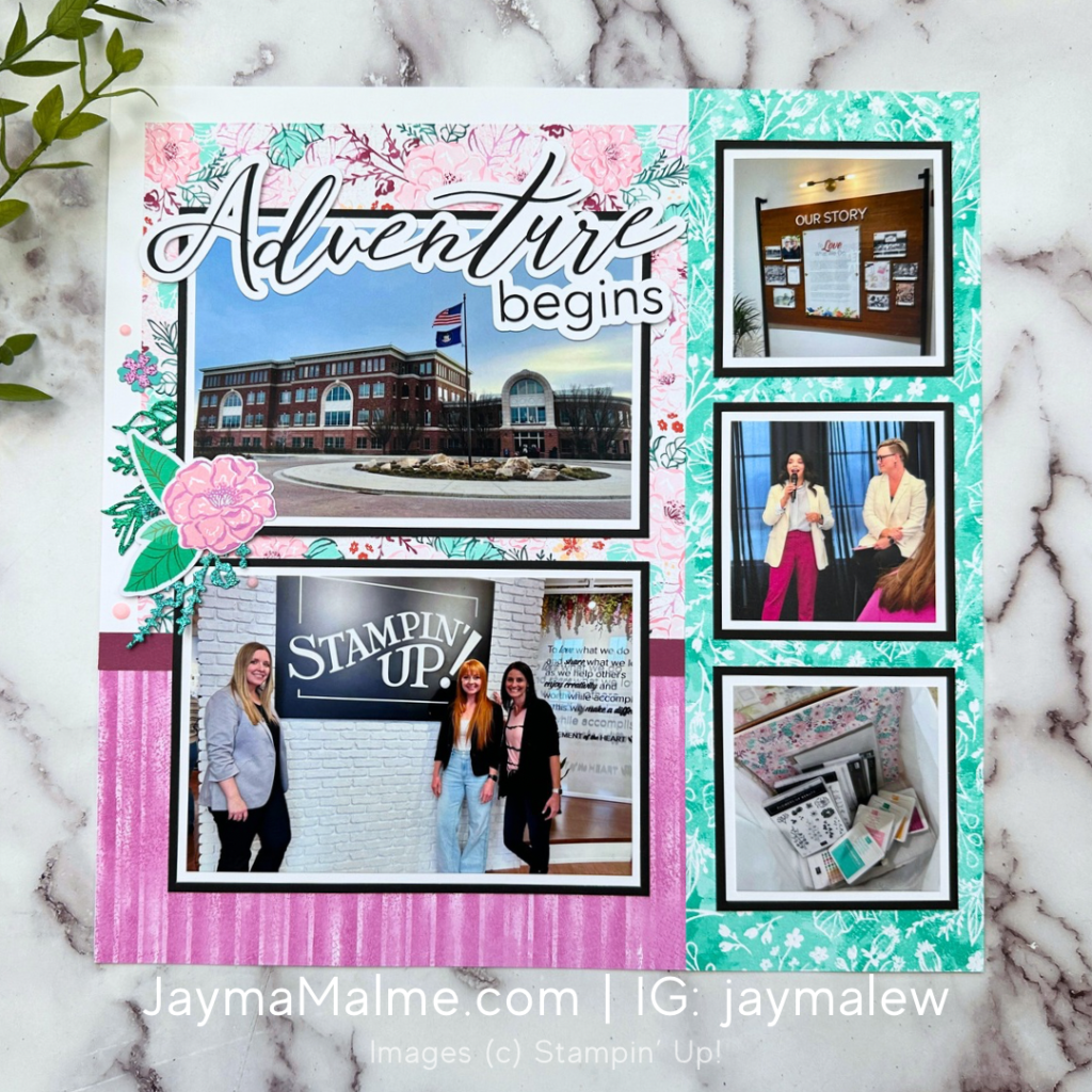 Lots of Photos on a 12x12 Scrapbook Layout