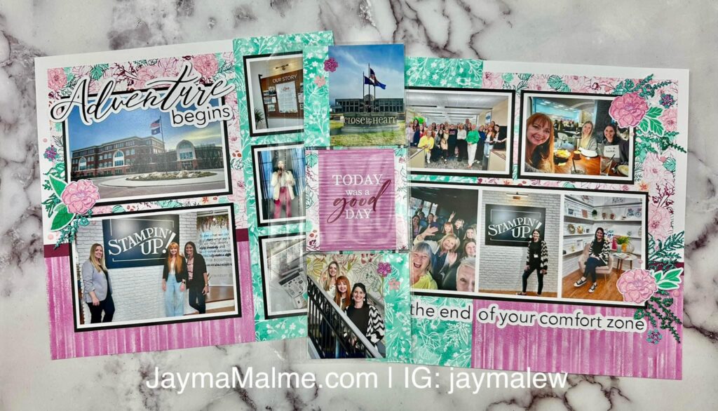 Lots of Photos on a 12x12 Scrapbook Layout